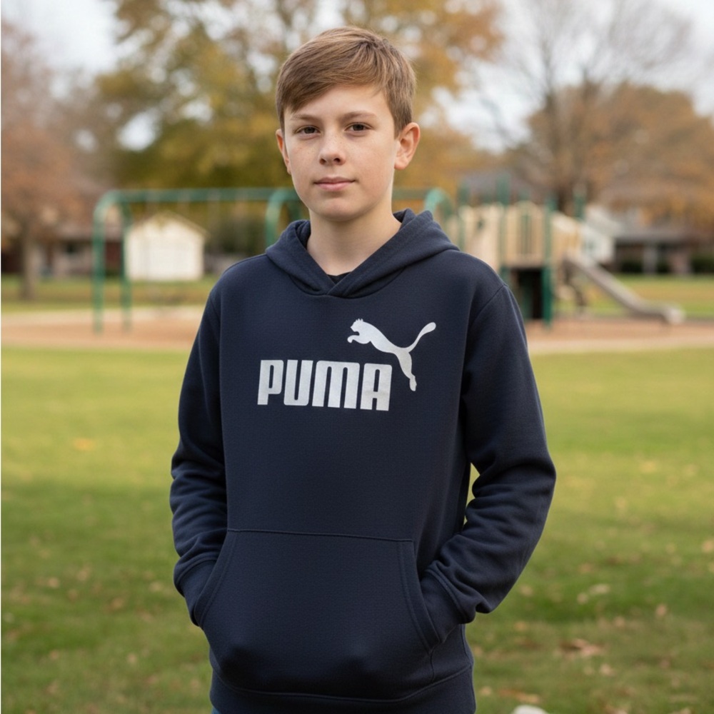 PUMA Kids Navy Hoodie